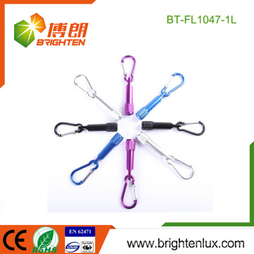 Fabricant Wholesale Twist On / Off bouton de fonction Batterie de cellule Usé led led led keychain